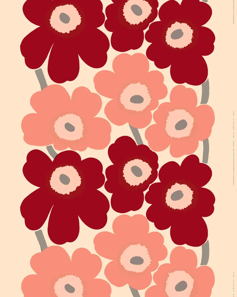 Marimekko Pieni Unikko 100% Cotton Fabric