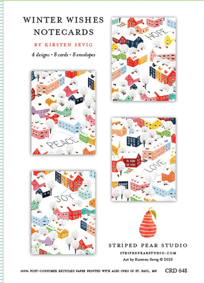 Kirsten Sevig Winter Wishes Notecards