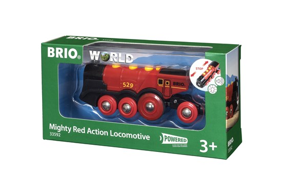 Brio Mighty Red Action Locomotive