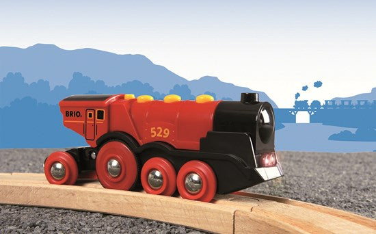 Brio Mighty Red Action Locomotive