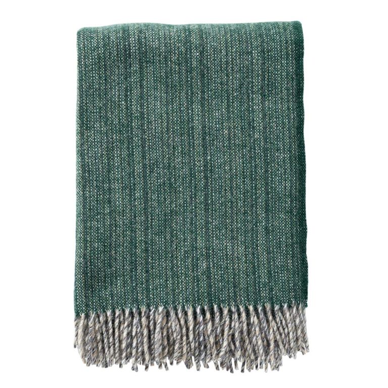 Klippan Wool Throw, Björk Forest Green
