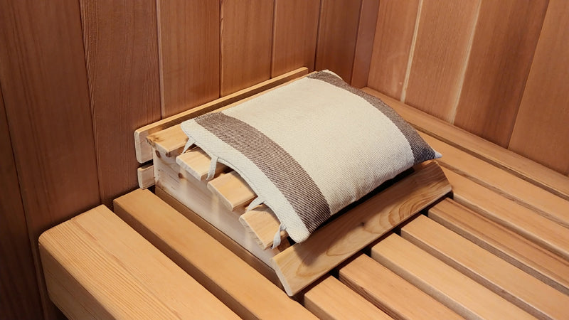 Sauna Headrest and Linen Pillow Set