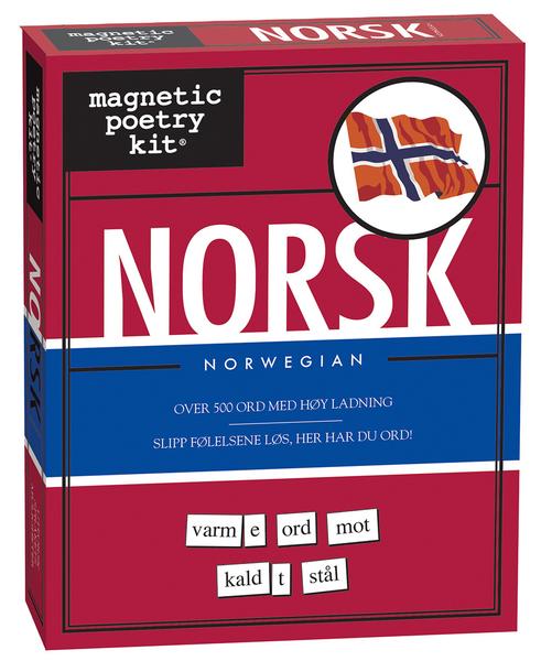 Magnetic Poetry Kit, Norwegian Kit
