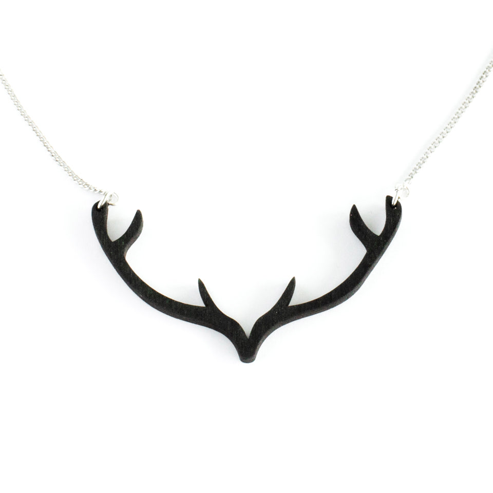 Valona Antler Swing Pendant, Black