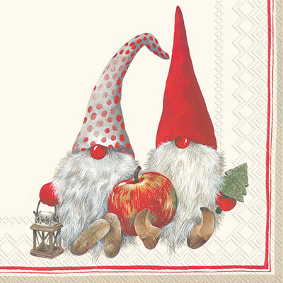 Friendly Tomte Red Lunch Napkins