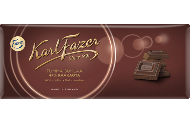 Karl Fazer Dark Chocolate Bar