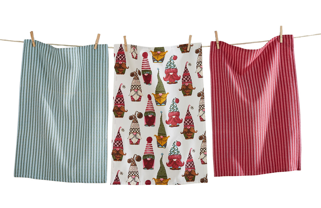 Hanging with my Gnomies Dishtowels