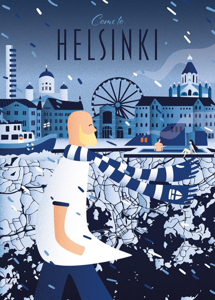 Come to Finland Poster, Heartbeat