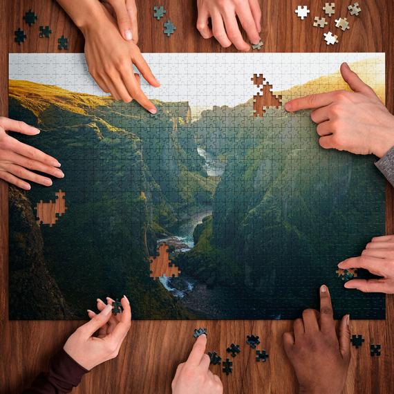 Iceland Canyon Puzzle