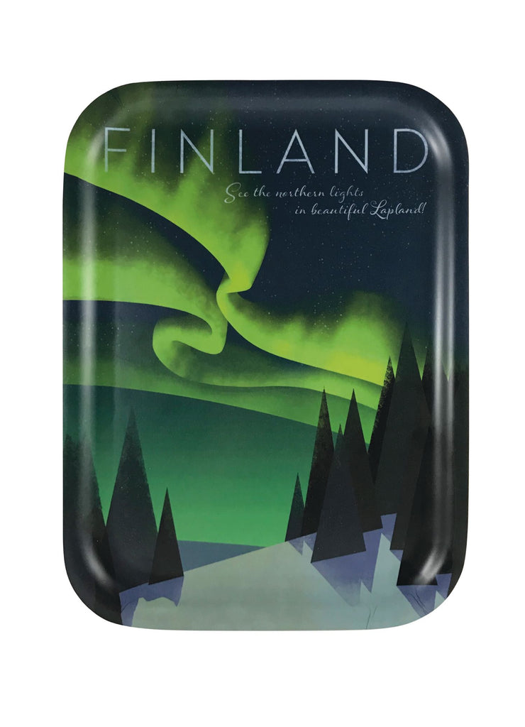 Come to Finland Tray, Home of the Northern Lights