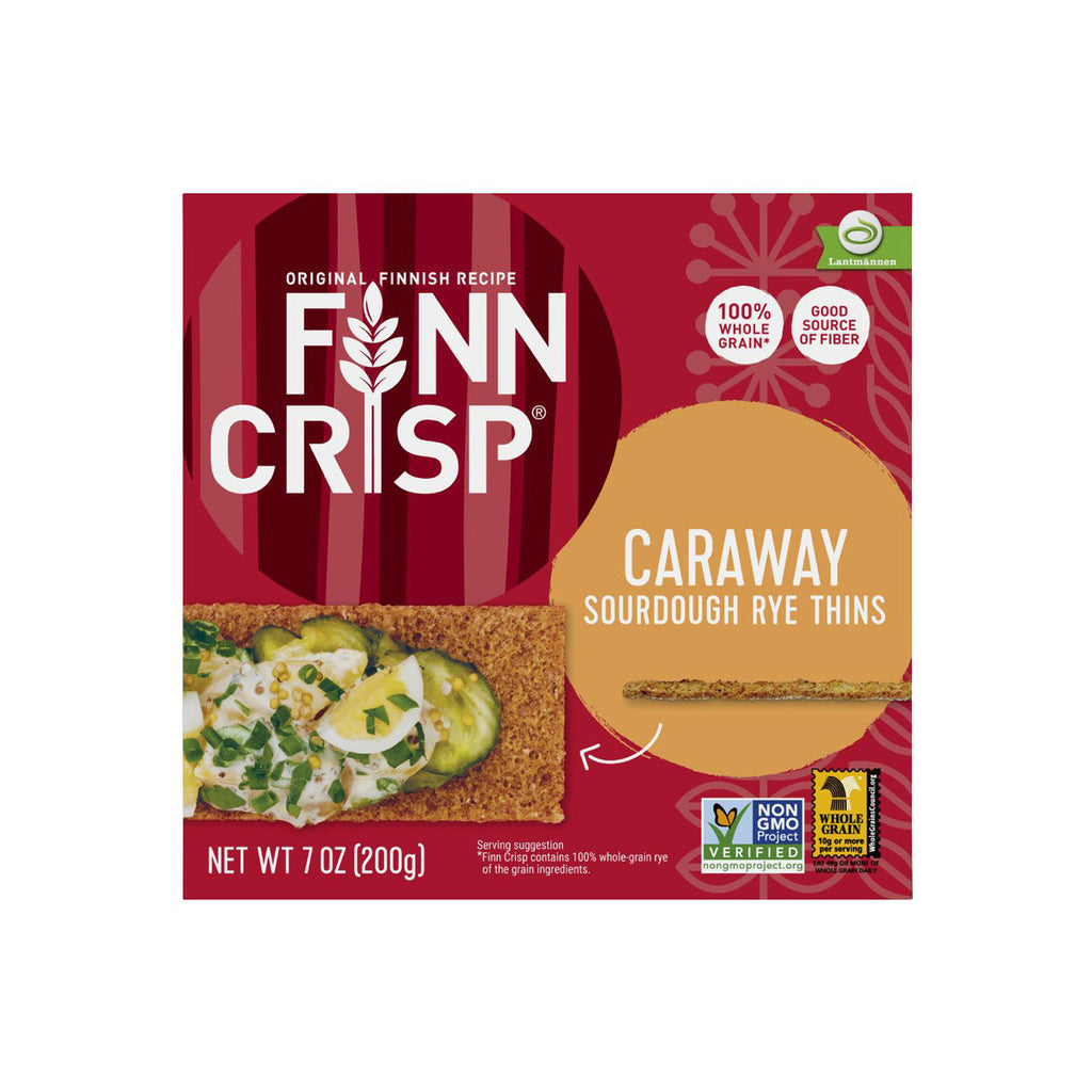 Finn Crisp Caraway Sourdough Thin Rye Crispbread