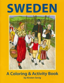 Sweden Coloring & Activity