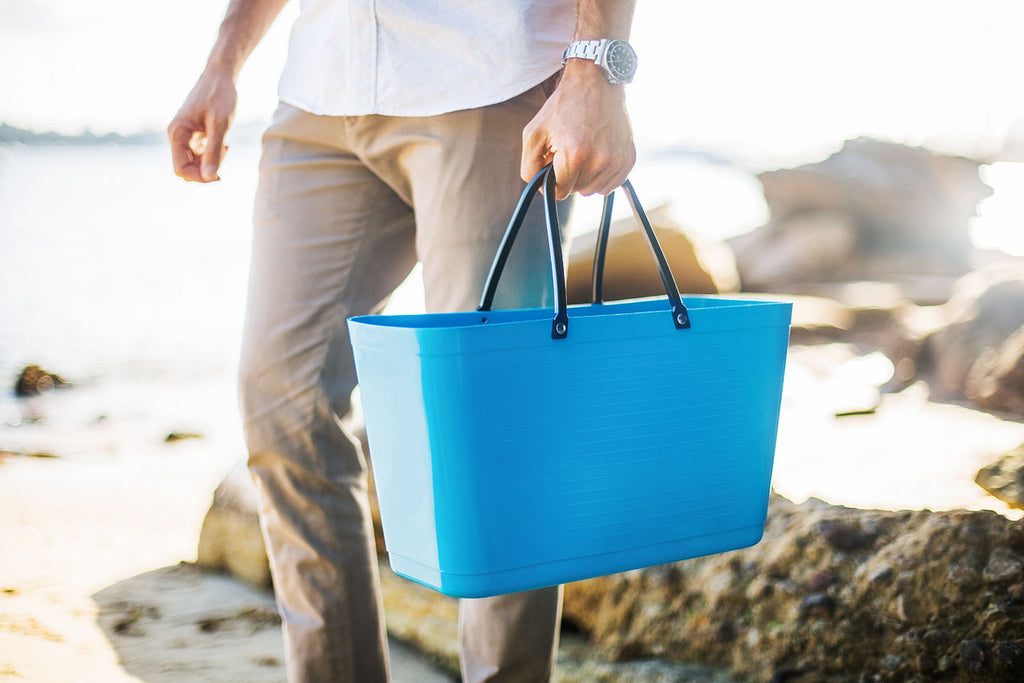 Hinza Swedish Tote, Large Turquoise