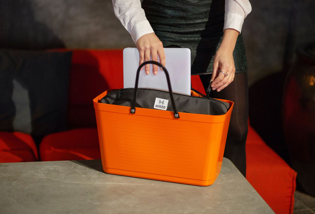 Hinza Swedish Tote, Large Orange
