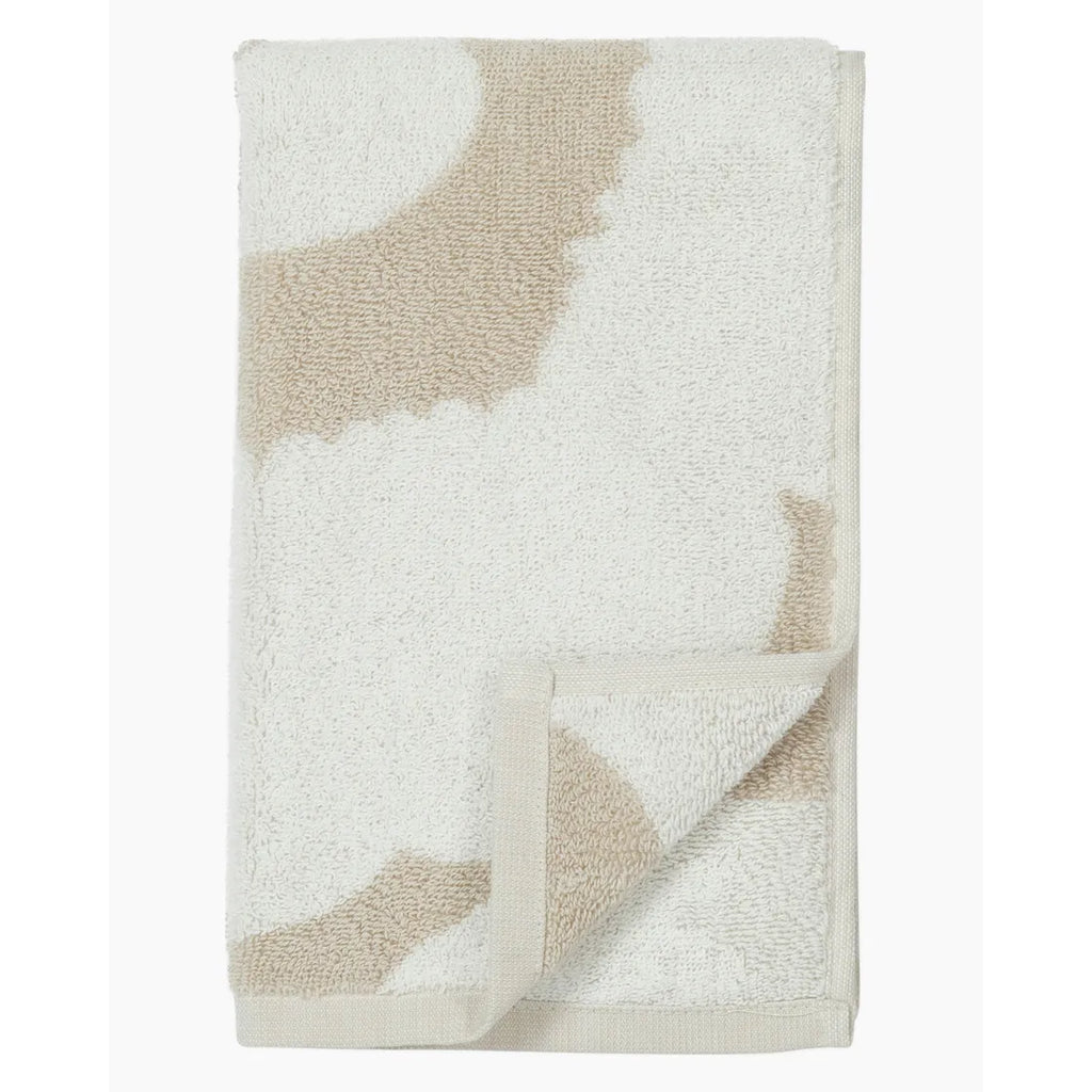 Marimekko Unikko Guest Towel, Beige/White