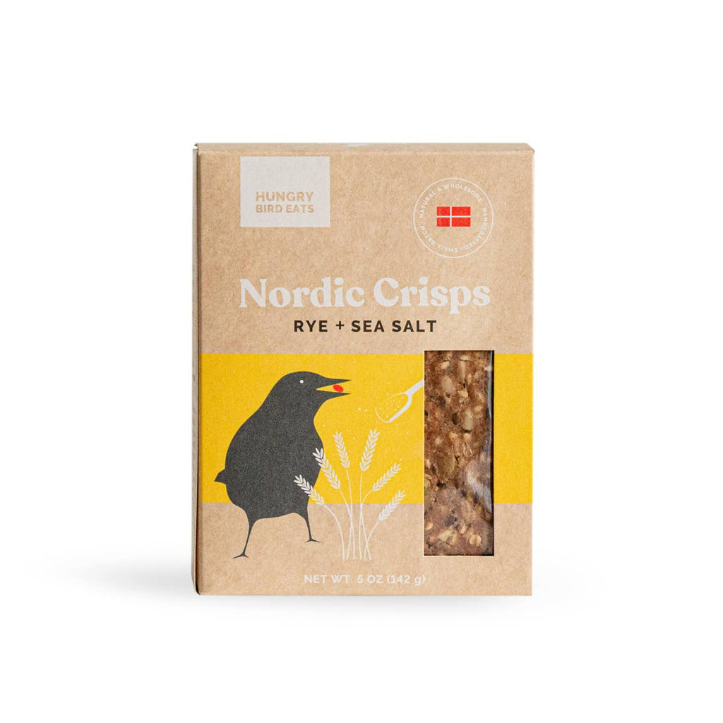 Hungry Bird Eats Rye + Sea Salt - Nordic Crisps Box