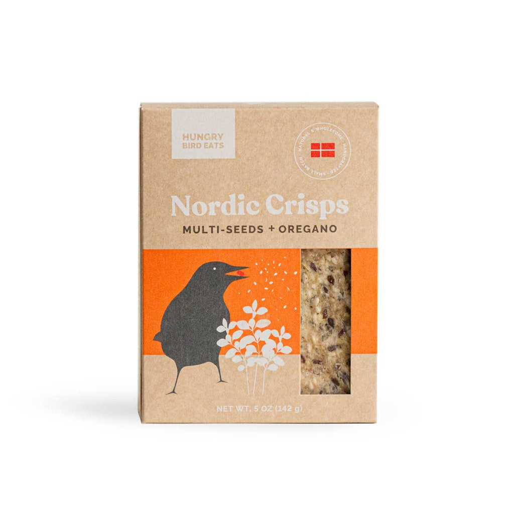 Hungry Bird Eats Multi-Seeds + Oregano - Nordic Crisps Box