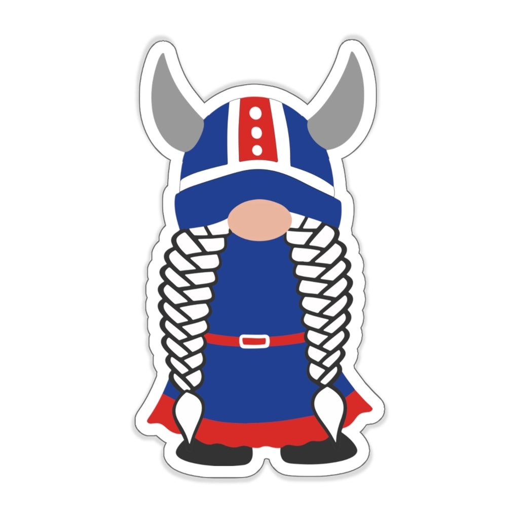 Icelandic Viking Girl Gnome Sticker