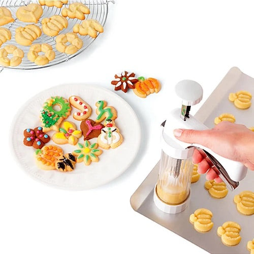 Cookie Press with Tips & Storage Box