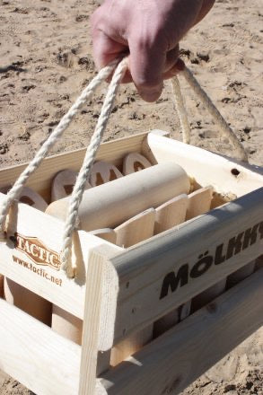 Mölkky with Wood Crate