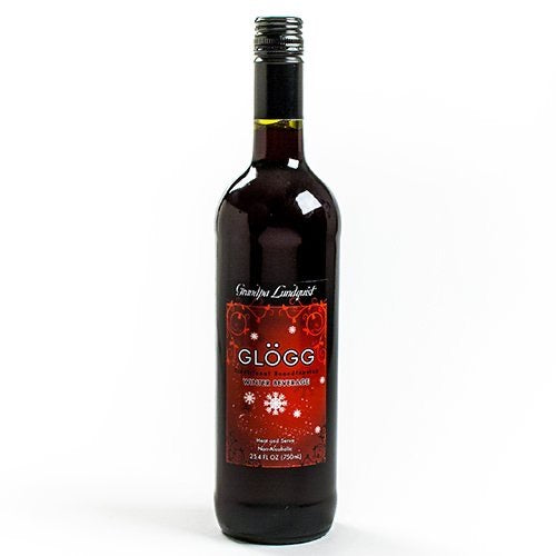 Grandpa Lundquist Glogg Winter Beverage Bottle