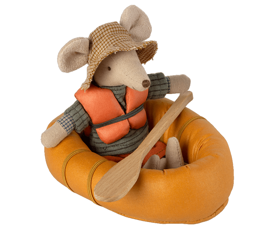 Maileg Rubber Boat, Mouse