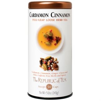 Republic of Tea Cardamon Cinnamon Herbal Full Leaf Tea