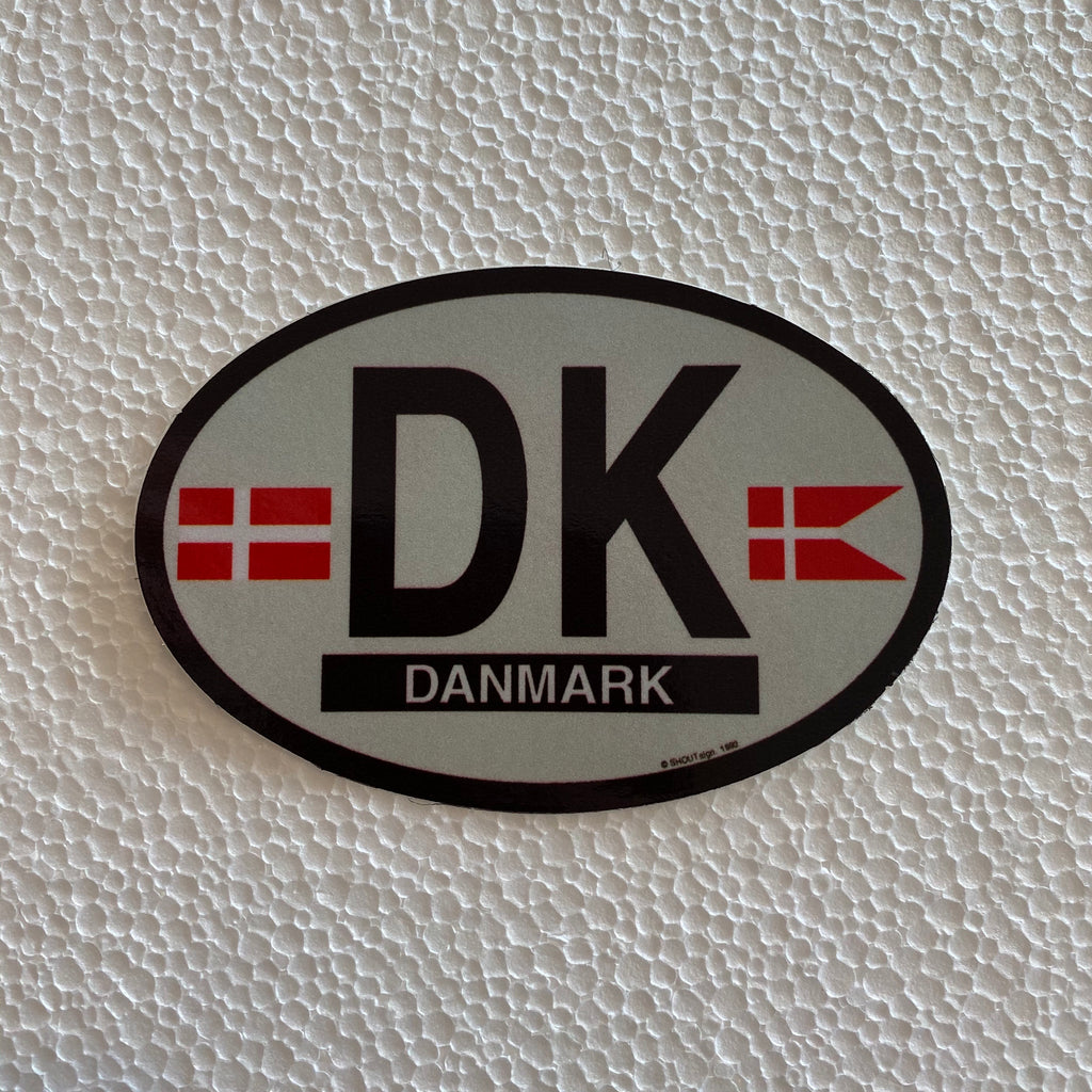 Denmark Oval Decal