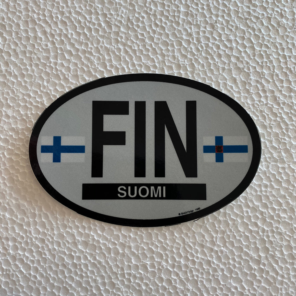 Finland Oval Decal