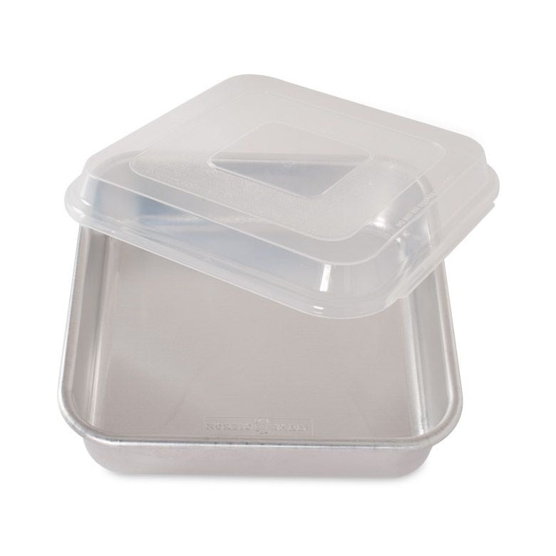 Nordic Ware Covered Square Cake Pan with Lid