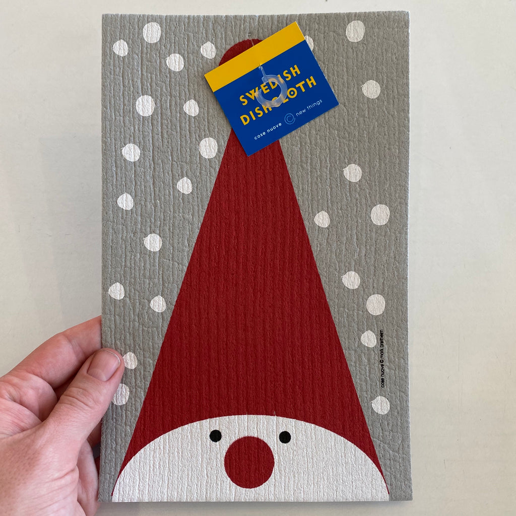 Tall Tomte Forest Swedish Dishcloth