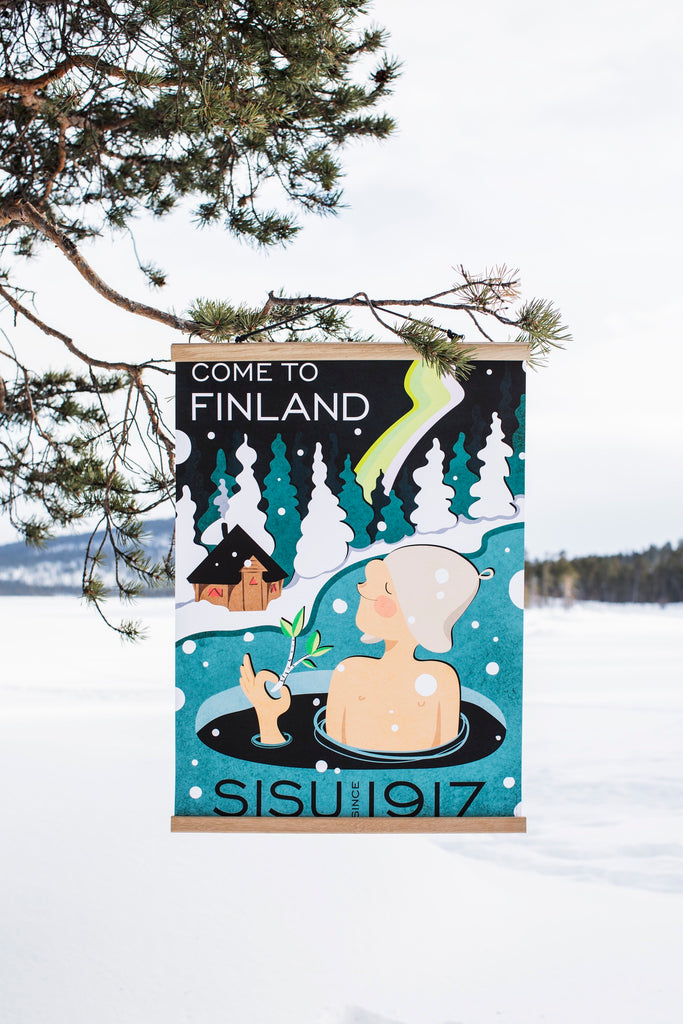 Come to Finland Poster, Sisu Since 1917