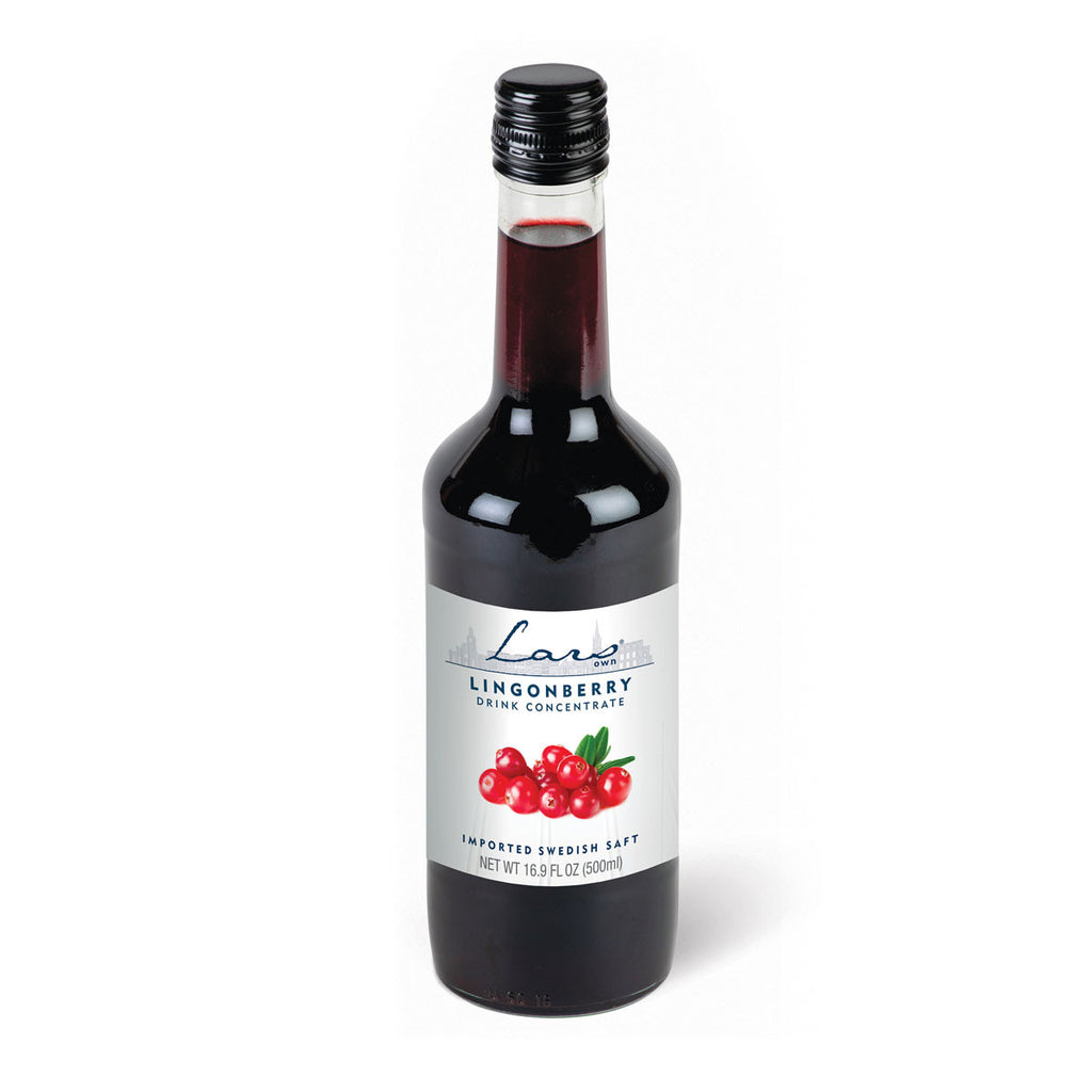 Lars Own Lingonberry Drink Concentrate (Saft) Bottle