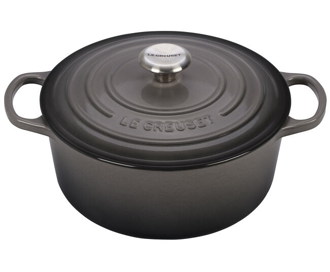 Le Creuset 5.5 QT Round Dutch Oven, Oyster