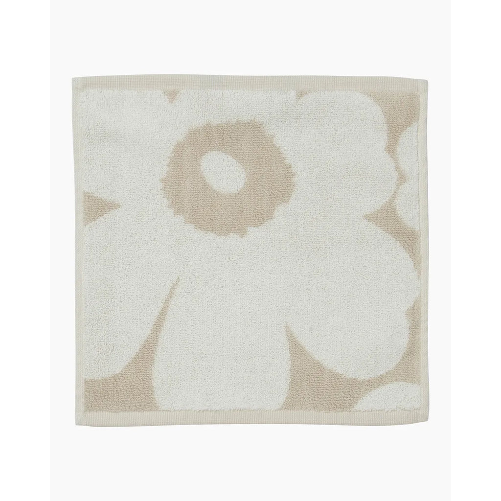Marimekko Unikko Mini Towel, Beige/White