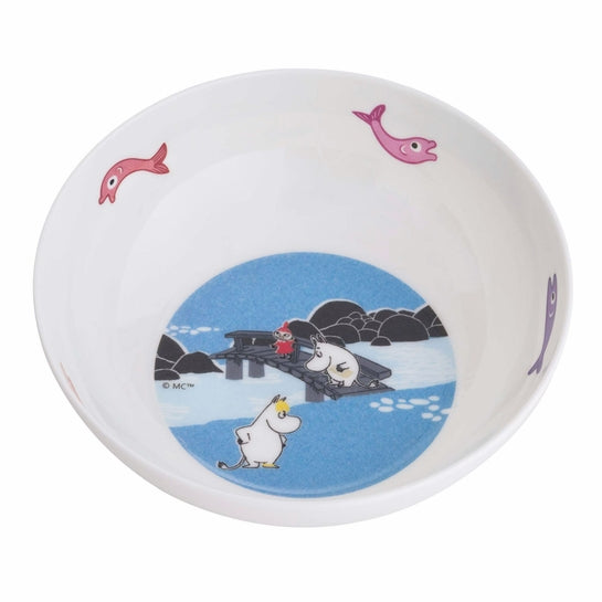 Moomin "Fishing" Melamine Bowl