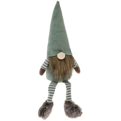 Nikolas Green Gnome with Dangling Legs