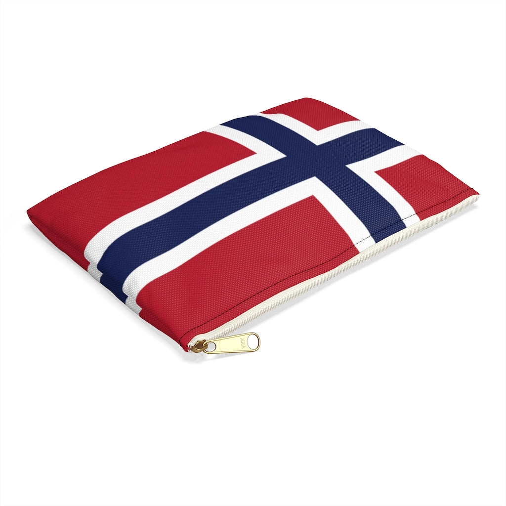 Norwegian Flag Accessory Pouch