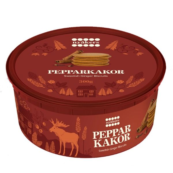 Nyåkers Pepparkakor Cookies in Tub