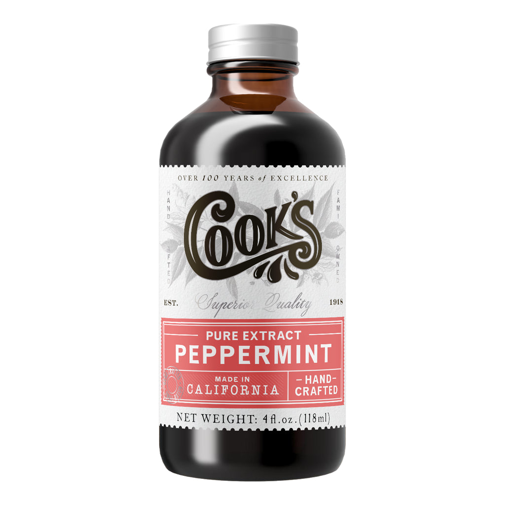 Cook's Pure Organic Peppermint Extract, 4 oz.