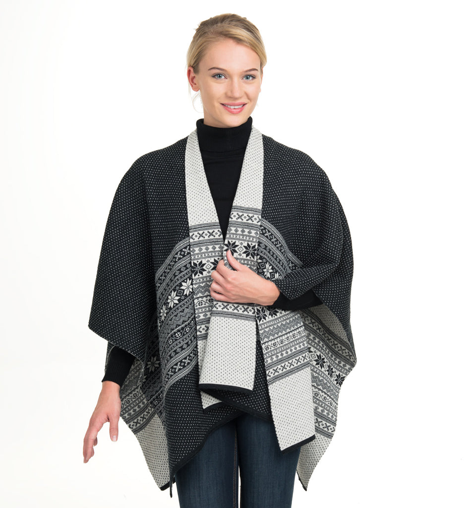 Setesdal Poncho, Black