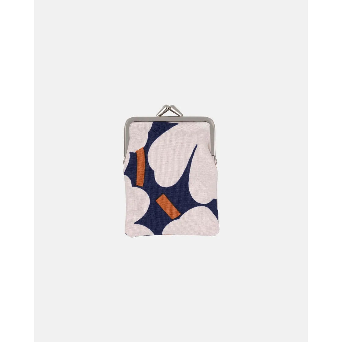 Marimekko Kortti Kukkaro Mini Unikko Purse, Brown, Dark Blue