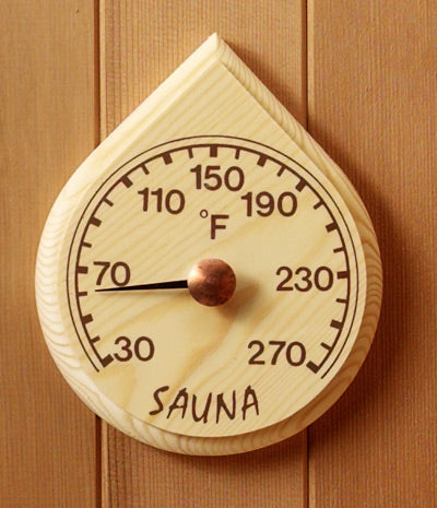 Rain Drop Sauna Thermometer