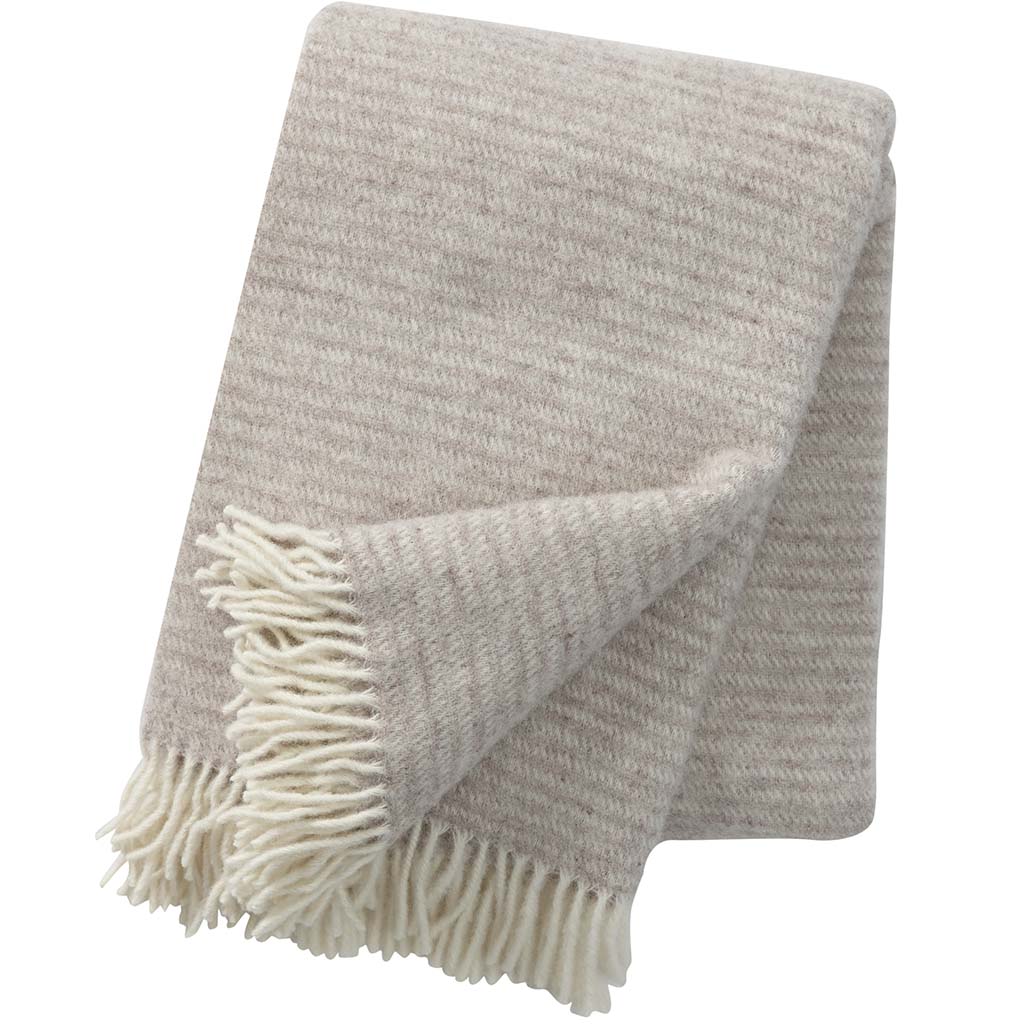 Klippan Wool Throw, Ralph Natural Beige