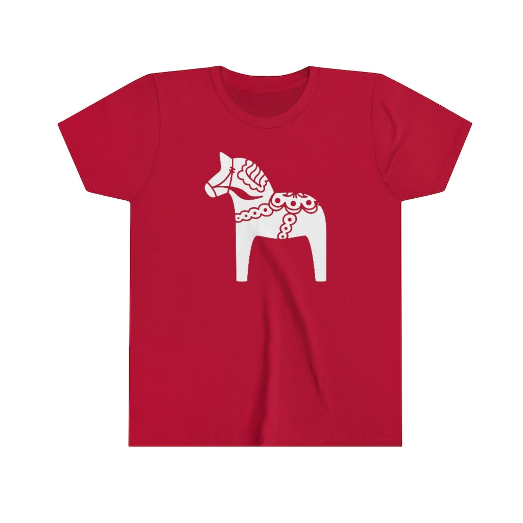 Swedish Dala Horse Kids T-Shirt