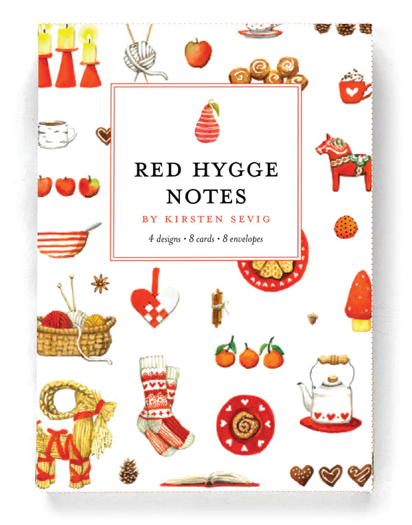 Kirsten Sevig Red Hygge Notecards