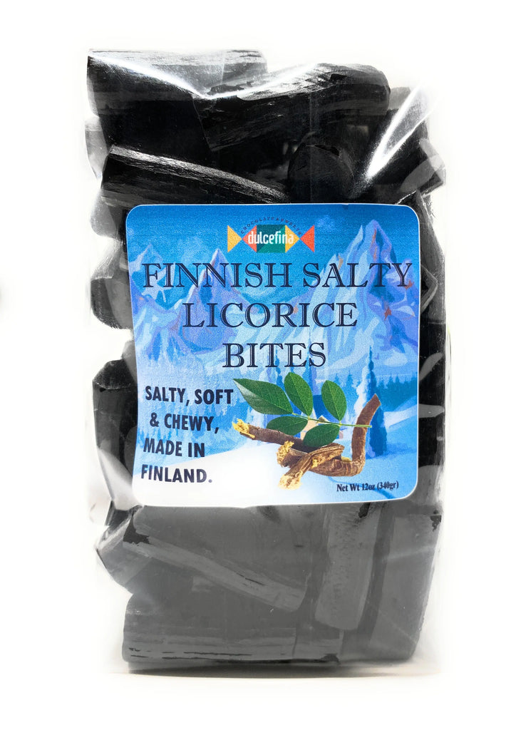 Finnish Salty Black Licorice Bites