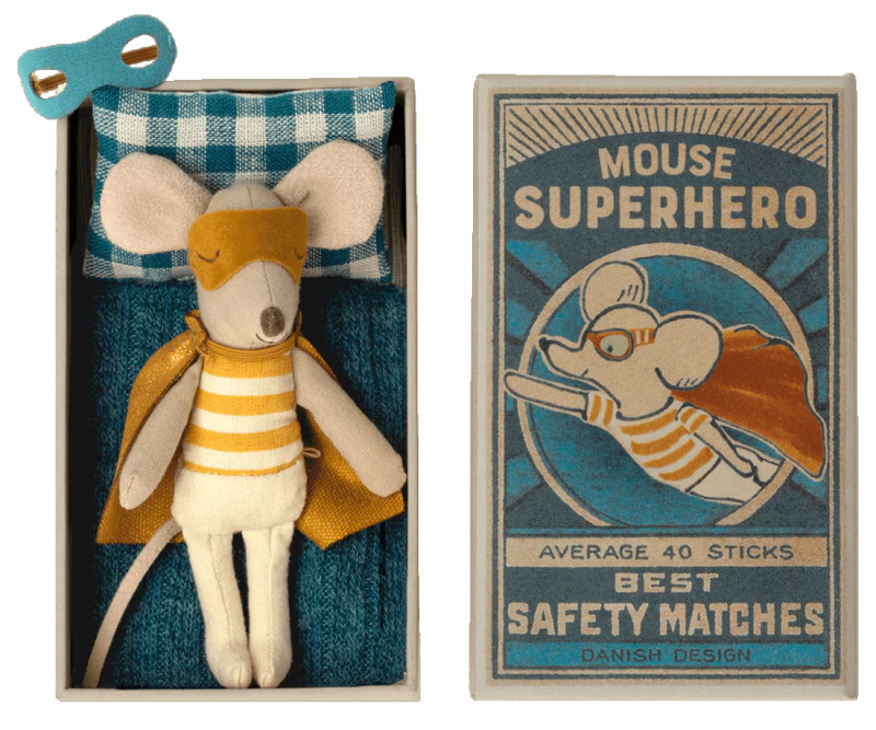 Maileg Superhero Little Brother Mouse