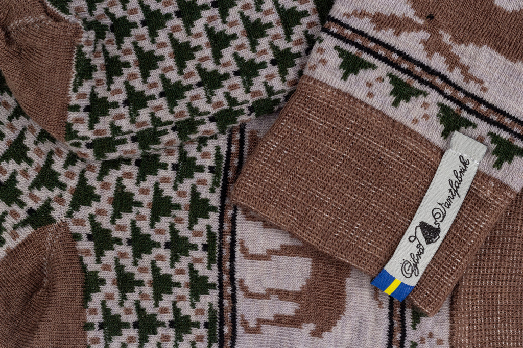 Öjbro Vantfabrik SKOGEN, Merinowool Sock, Large/Mens