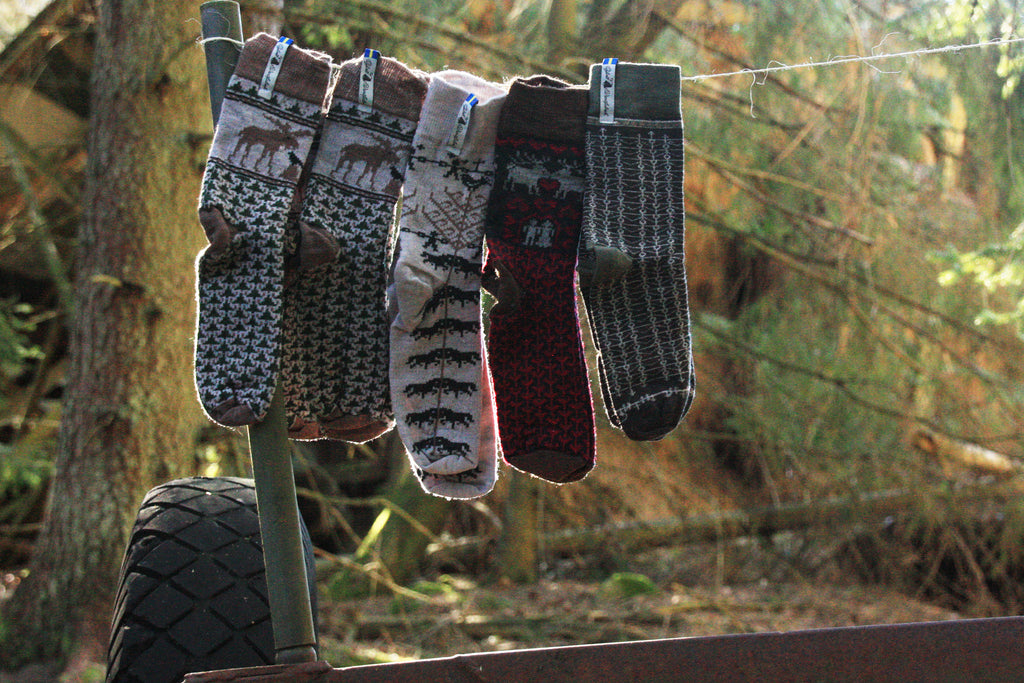 Öjbro Vantfabrik SKOGEN, Merinowool Sock, Large/Mens